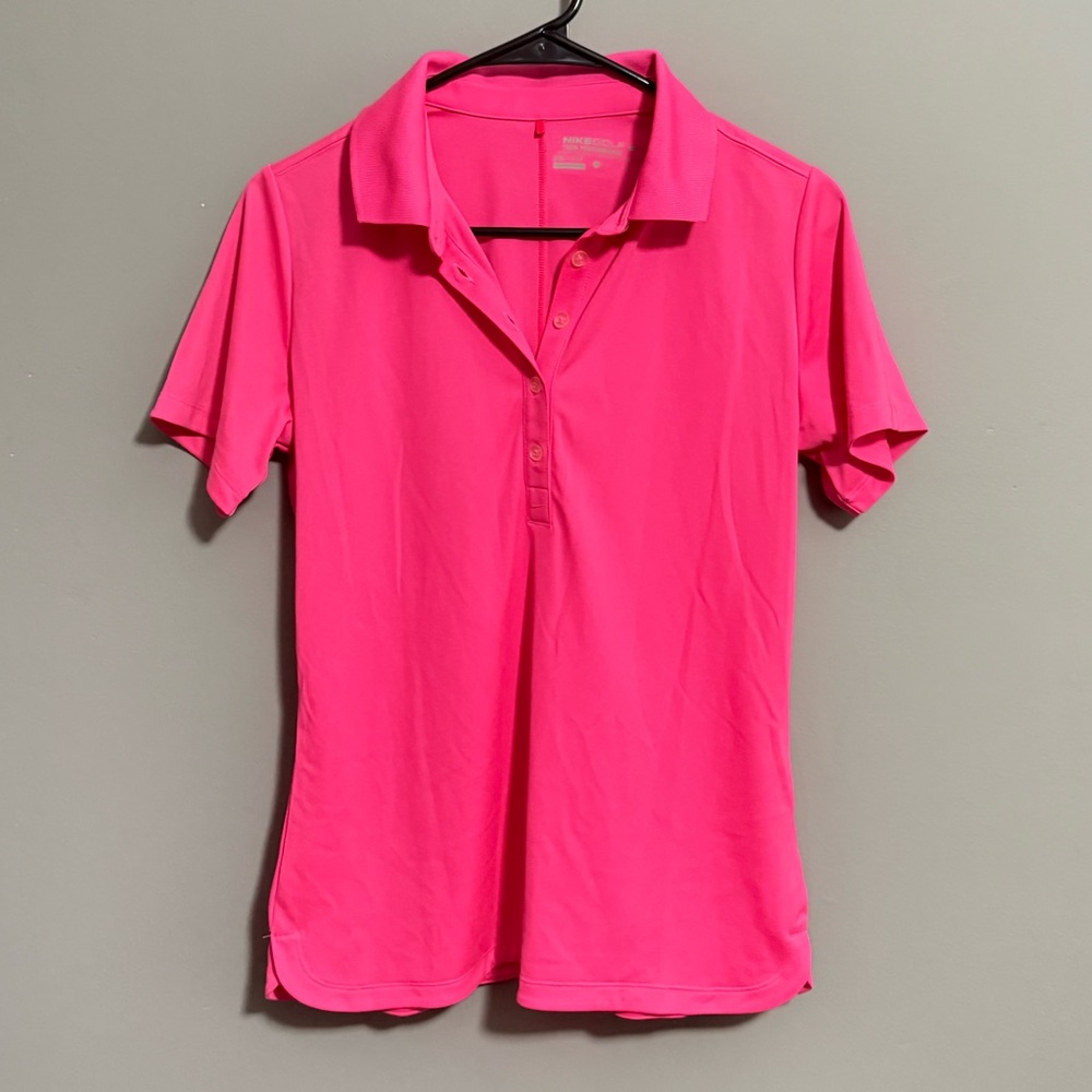 Nike Women's Vibrant Pink Golf Polo